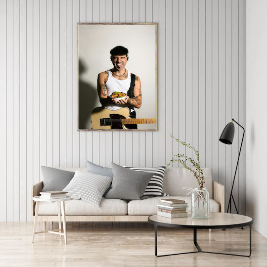 iLovePrints Tattooed Musician Gemälde Ein Bowl Food Musik Tattoo 115x170