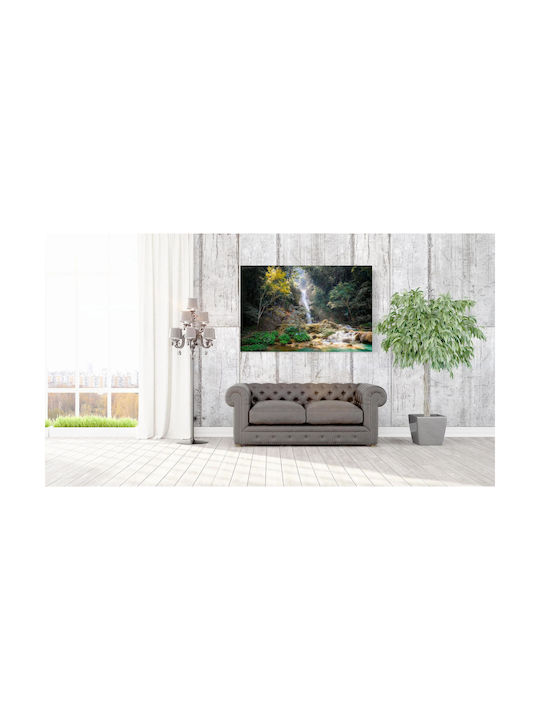 Πίνακας Tranquil Waterfall In Forest Ήρεμος Καταρράκτης Στο Δάσος 120x80