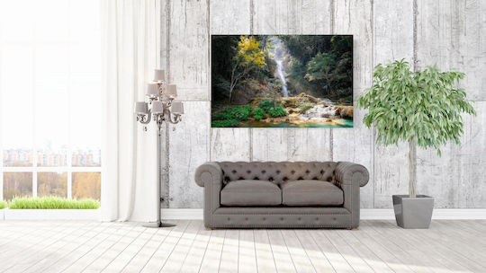 iLovePrints Tranquil Waterfall In Forest Einfach Gefaltetes Gemälde 120x80