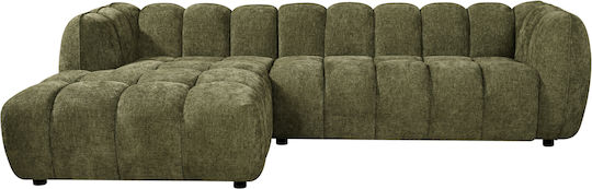 Lykke Colțar cu Colțul Stâng Verde 280x89x70cm