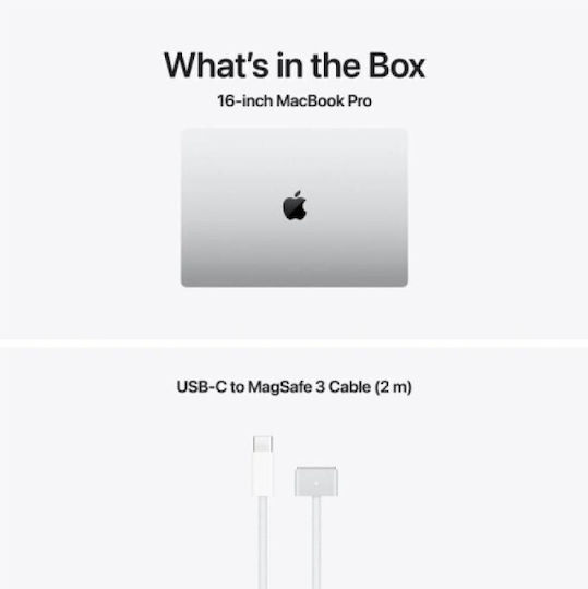 Apple MacBook Pro 16.2" IPS Ecran Retina 120Hz (M5 Max-18 Nuclee/64GB/2TB SSD/40-Core GPU) Textură Nano Argintiu (Tastatură International English)