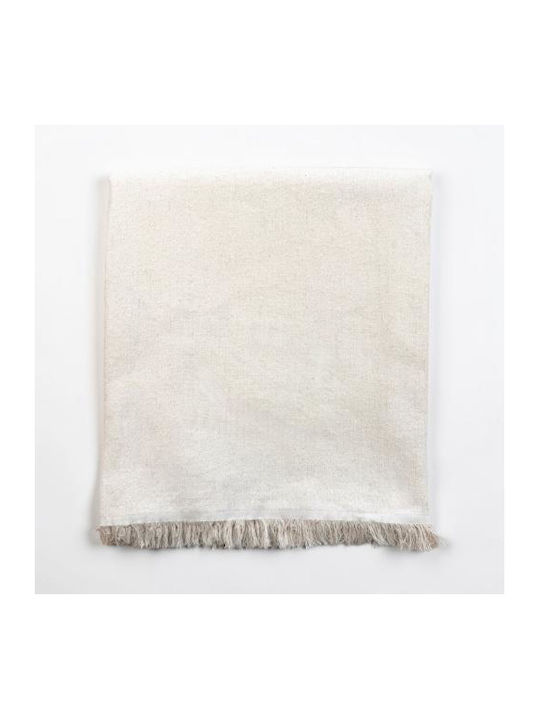 Linea Home Val Ριχτάρι Τριθέσιου Καναπέ 180x300εκ. Εκρου