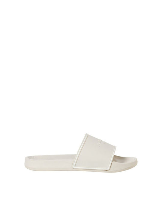 Men's Beige Slides