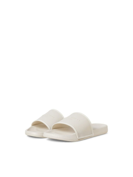Men's Beige Slides