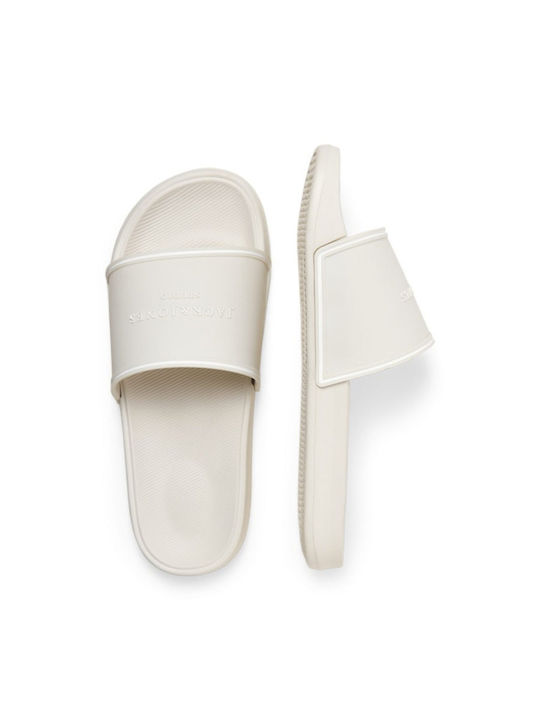 Men's Beige Slides