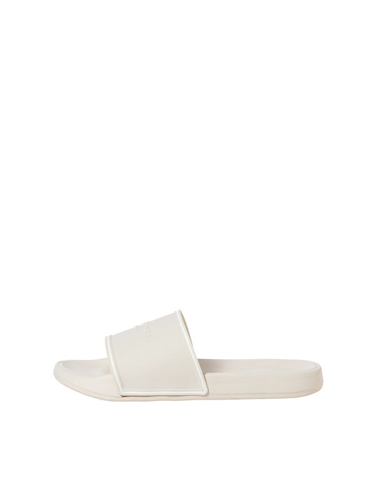 Men's Beige Slides