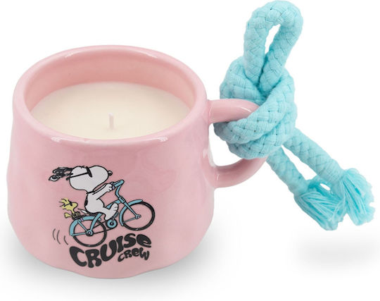 Relaxdays Aromatisches Kerze in Gefäß mit Duft Rose 200g