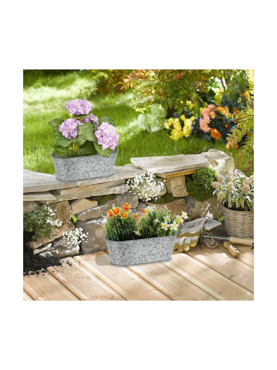 Relaxdays Set of 6 Flower Pots