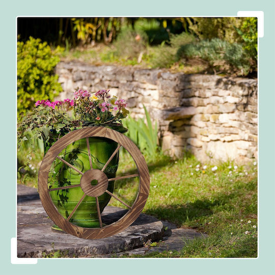 Relaxdays Decorațiune Pentru Grădină Din Lemn 60x3cm 10050839