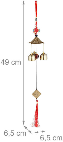 Relaxdays Decorațiune Chimes De Vânt Pentru Grădină Metalic 49x6.5x6.5cm 10044680