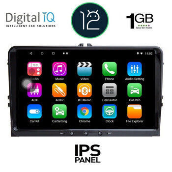 Digital IQ Car Audio System for Skoda Yeti 2009-2017 (Bluetooth/USB/WiFi/GPS/Apple CarPlay/Android Auto) with 9" Touch Screen