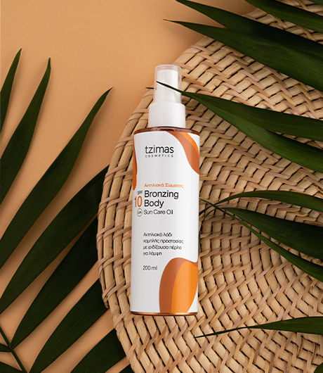 Tzimas Cosmetics Bronzing Körper Sonnencreme Öl SPF10 Spray 100ml