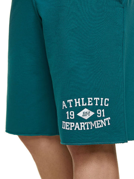 Pantaloni Scurți Bărbați Sport Verde