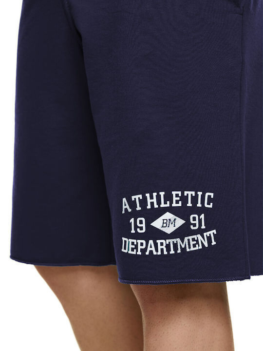 Αθλητική Ανδρική Βερμούδα Navy Μπλε