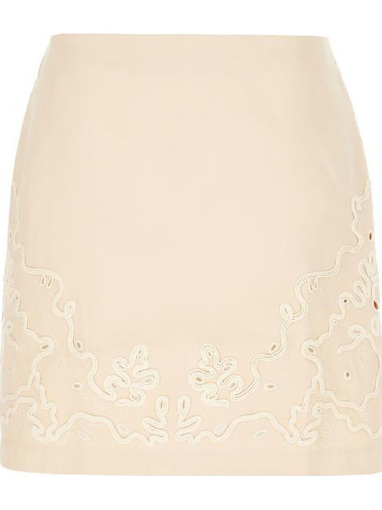 Mini Skirt Beige
