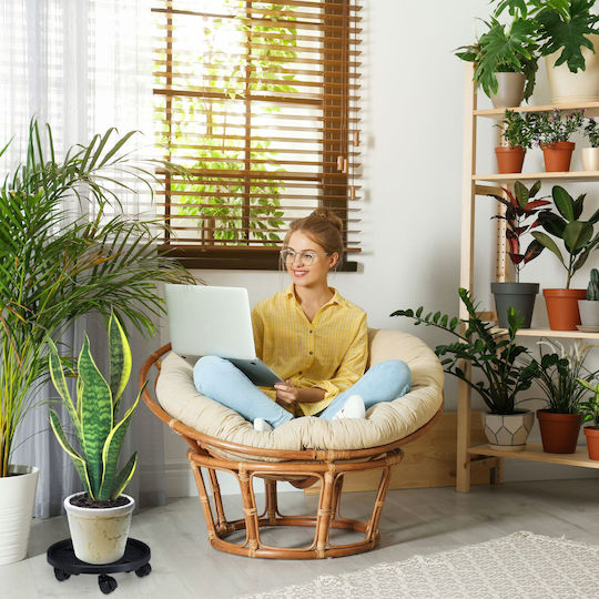 Relaxdays Suport Pentru Plante Negru 10x35,5x35,5 cm