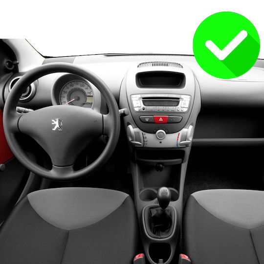 Carmedia Ηχοσύστημα Αυτοκινήτου για Peugeot 107 Toyota Aygo Citroen C1 2005-2014 (Bluetooth/USB/WiFi/GPS/Apple-Carplay/Android-Auto) με Οθόνη Αφής 10.33"