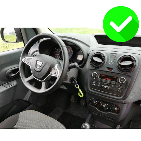 Carmedia Ηχοσύστημα Αυτοκινήτου για Renault Dokker Dacia Dokker 2012+ (Bluetooth/USB/WiFi/GPS/Apple-Carplay/Android-Auto) με Οθόνη Αφής 9"