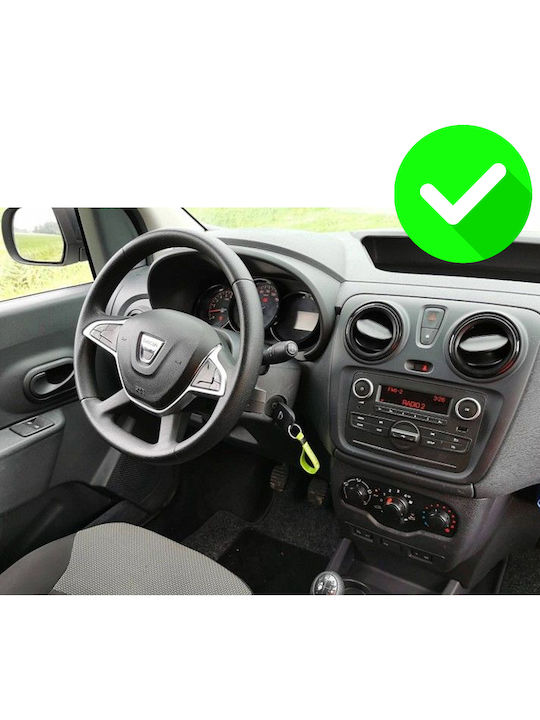 Carmedia Car Audio System for Dacia Dokker 2012 (Bluetooth/USB/WiFi/GPS/Apple-Carplay/Android-Auto) with Touch Screen 9"