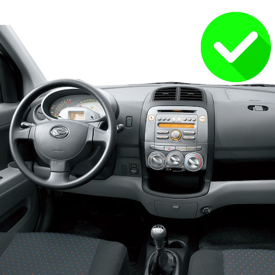 Carmedia Ηχοσύστημα Αυτοκινήτου για Daihatsu Sirion 2006-2012 (Bluetooth/USB/WiFi/GPS/Apple-Carplay/Android-Auto) με Οθόνη Αφής 12.3"