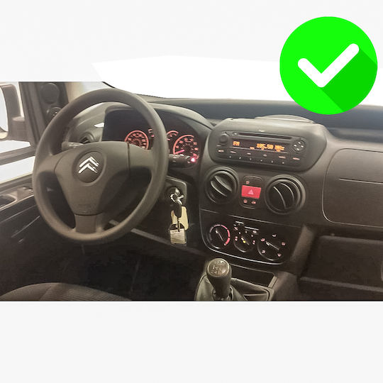 Carmedia Автомобилна Аудио Система за Fiat Fiorino Citroen Nemo Citroen | Fiat | Peugeot 2008-2018 (Bluetooth/USB/WiFi/GPS/Apple CarPlay/Android Auto) с Touch Screen 9"
