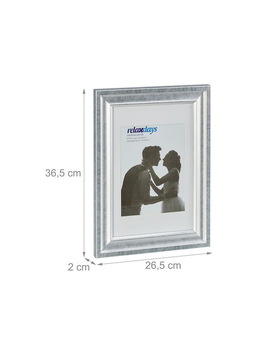 Relaxdays Wandmontage Kunststoff Fotorahmen 2 Stück (Verschiedene Farben)