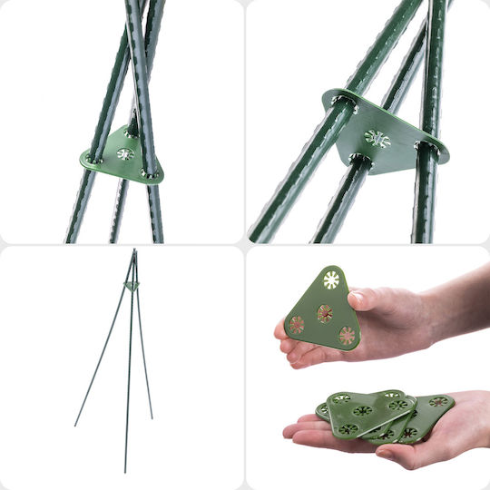Kadax Top Support Poles 11 Mm Green 5 Pcs