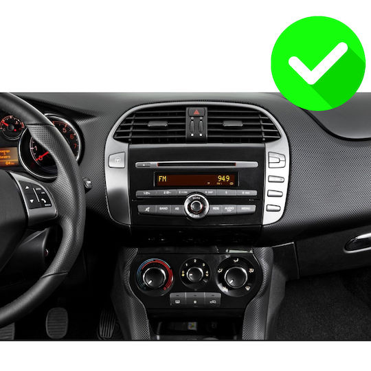 Carmedia Ηχοσύστημα Αυτοκινήτου για Fiat Bravo 2007 (Bluetooth/USB/AUX/WiFi/GPS/Apple-Carplay/Android-Auto) με Οθόνη Αφής 11.8"