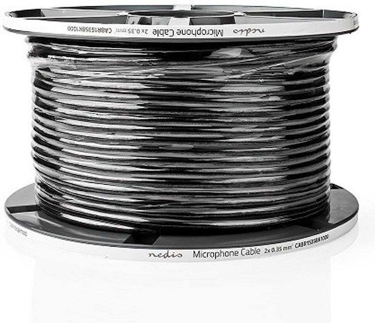 Nedis Καλώδιο Μικροφώνου 100m CABR1535BK1000 1τμχ