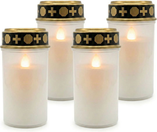 Relaxdays Φωτιστικό LED Κερί 4τμχ