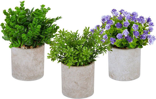 Set 3 Plante Artificiale Relaxdays Verzi Mov Gri 23x18cm 20x17cm 21x17cm Set 3 Plante Artificiale Relaxdays Verzi Mov Gri 23x18cm 20x17cm 21x17cm
