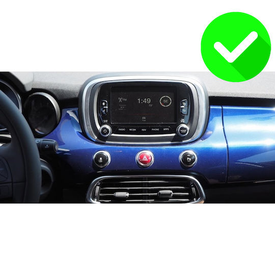 Carmedia Ηχοσύστημα Αυτοκινήτου για Fiat 500X 2014 (Bluetooth/USB/WiFi/GPS/Apple-Carplay/Android-Auto) με Οθόνη Αφής 9"