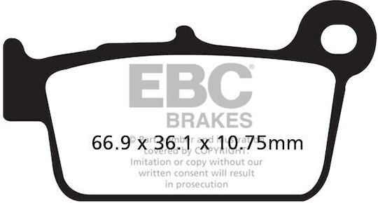 EBC Motorcycle Brake Pads Rear