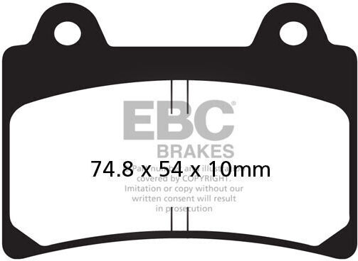 EBC Τακάκια Μοτοσυκλέτας για Yamaha TDM 850