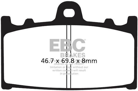 EBC Motorcycle Brake Pads Front for Kawasaki ZZR 600