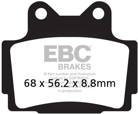 EBC Motorradbremsbeläge Für Yamaha XJ