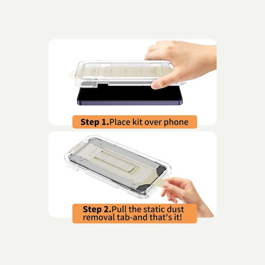 Sticlă Antireflex Tech-protect Quick Set Ar+ Galaxy S26 Negru