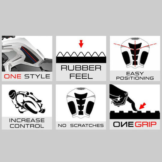 Adhesive Tank Side Sticker Laterali Nere Hdr257 Suzuki V-Strom 1000-1000 Xt '17-'20/1000 Abs '14-'17 Print