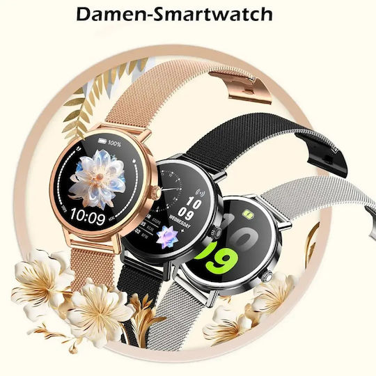 BlackView X30 46mm Smartwatch με Παλμογράφο (Χρυσό)