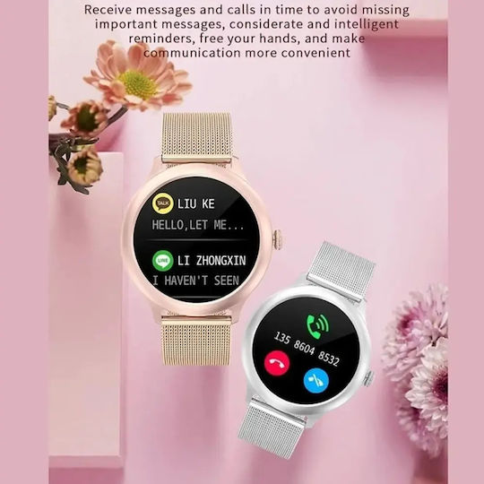 BlackView X30 46mm Smartwatch με Παλμογράφο (Χρυσό)