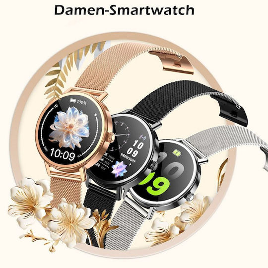 BlackView X30 46mm Smartwatch mit Herzfrequenzsensor (Silber)