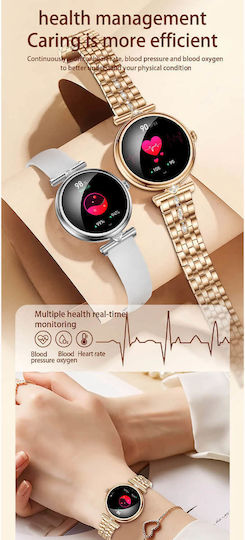 Microwear AK73 Smartwatch with Heart Rate Monitor Silver