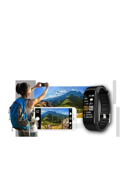 Giewont Gw200-2 Black White Smartwatch 2 Straps
