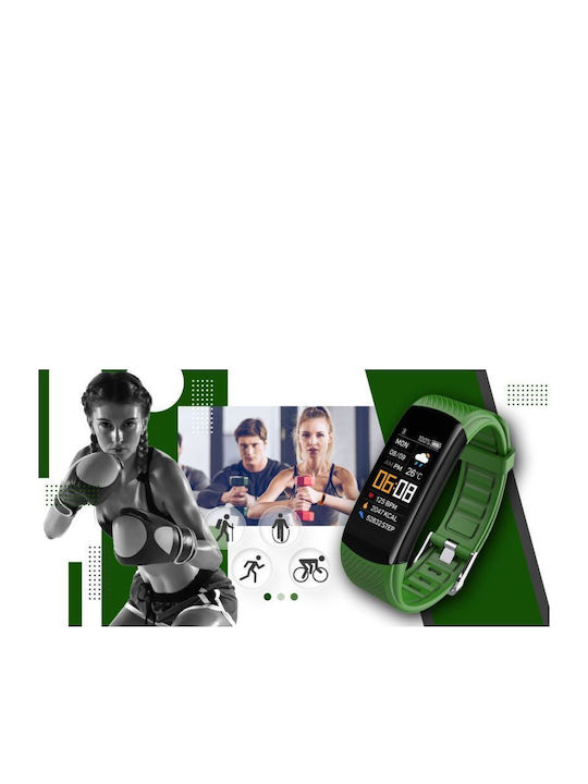Giewont Gw200-5 Black Green Smartwatch 2 Straps