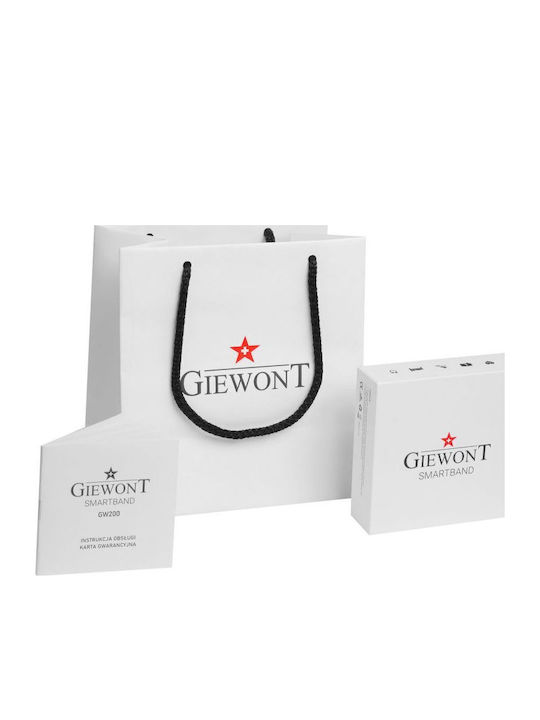 Giewont Gw200-5 Black Green Smartwatch 2 Straps
