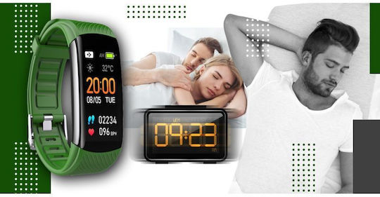 Giewont Gw200-5 Smartwatch Negru Verde 2 Curele