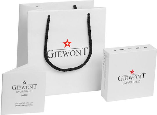 Giewont Gw200-3 Черен Лилав Смартчасовник 2 Каишки