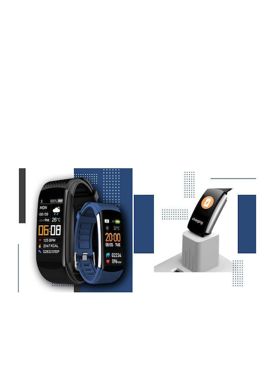 Giewont Gw200-6 Smartwatch Negru Bleumarin 2 Curele