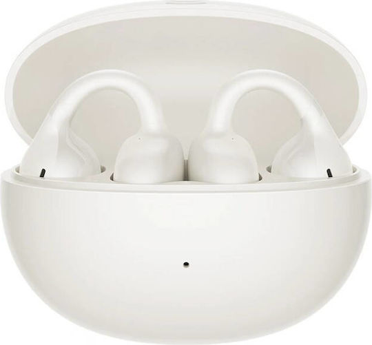Baseus BC1 Open Ear Bluetooth Безжични Слушалки с Калъф за Зареждане Бели