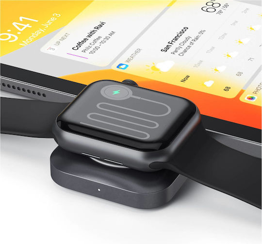Usb-C Magnetisches Ladestationsdock Schwarz